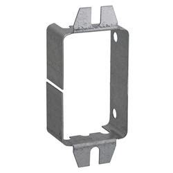 raco 1-gang galvanized steel adjustable electrical switch box extension|1 gang galvanized switch box.